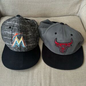 Sports Hats - Marlin and Bulls